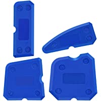Los mejores  - Aplicador Silicona-XCOZU 4 Piezas De Azul Portátil Herramienta Juntas Silicona Kit Sellador-Multi-Borde Espatula Para…